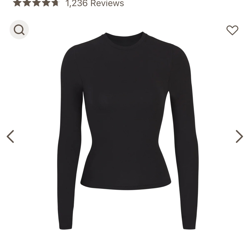 Brand new Skims Cotton Jersey Long Sleeve